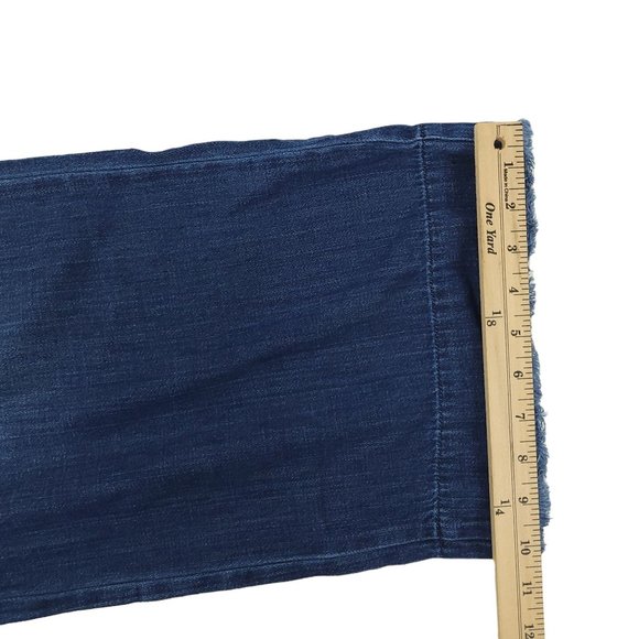 Cloth and Stone Blue Chambray Halter Mock Neck Denim Jumpsuit Womens S Wide Leg - Picture 9 of 16